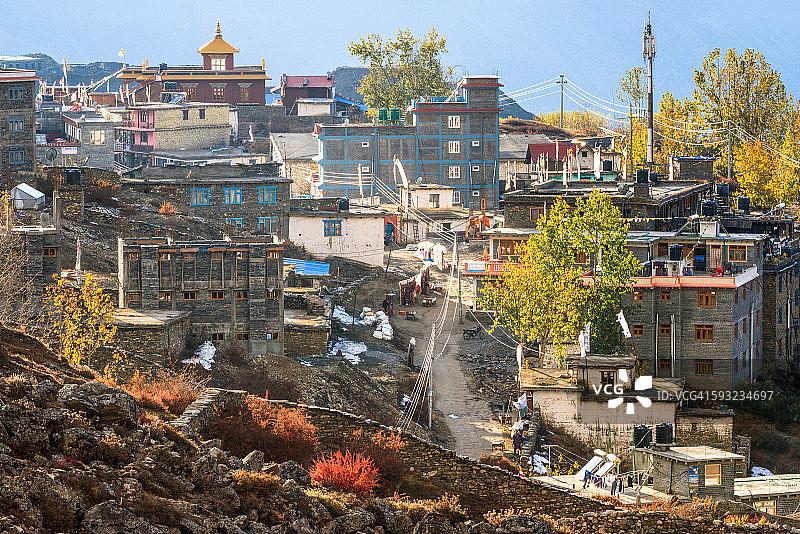 拉尼帕瓦，安娜普尔纳环线，尼泊尔图片素材