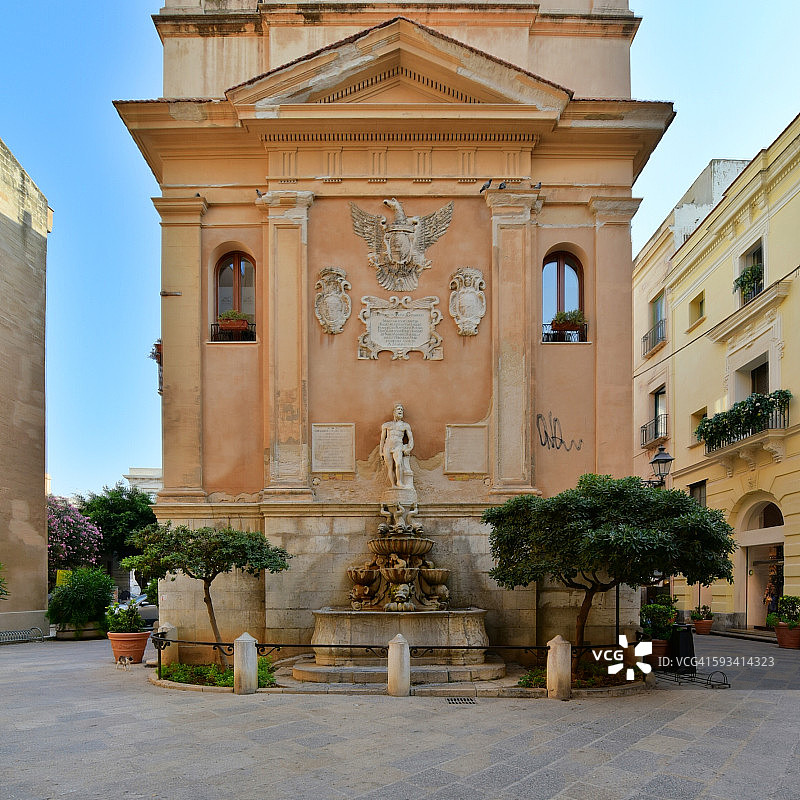 西西里岛特拉帕尼的圣阿戈斯蒂诺教堂图片素材