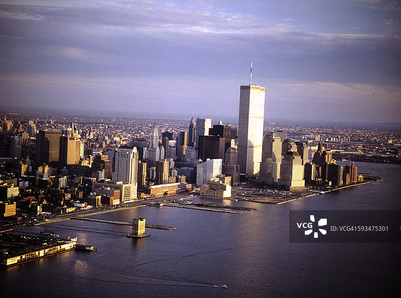 曼哈顿的天际线图片素材