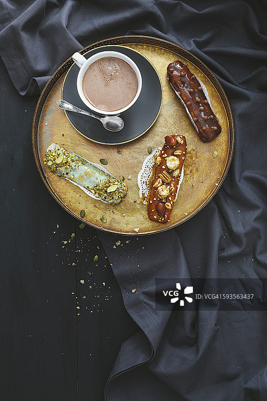 闪电泡芙图片素材