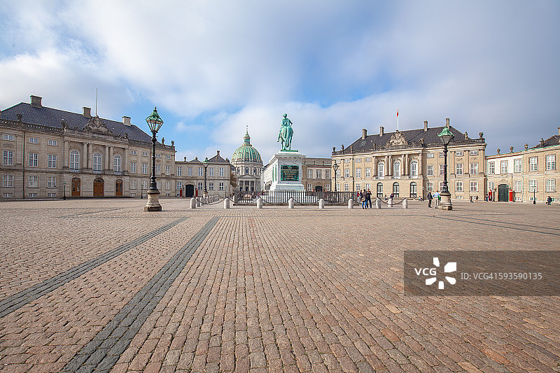 阿美琳堡宫，哥本哈根图片素材