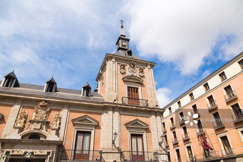 西班牙马德里马约尔广场图片素材