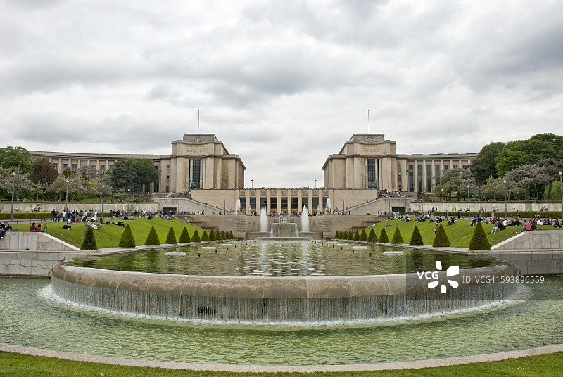 特罗卡德罗喷泉图片素材