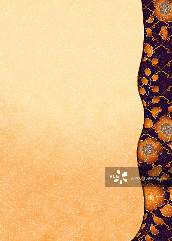 橙色东方背景图片素材