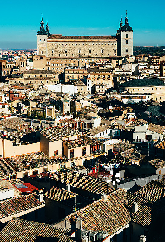 从托莱多大教堂看到的景色图片素材