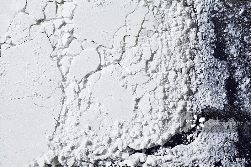 类似冰川鸟瞰图的土豆淀粉图片素材