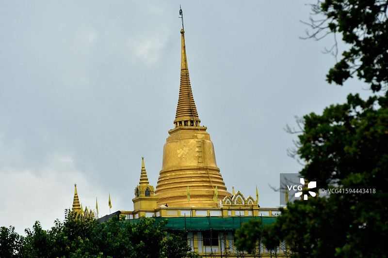 曼谷萨格寺和金山图片素材