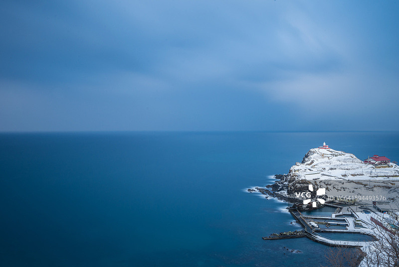 日本北海道日和山灯台图片素材
