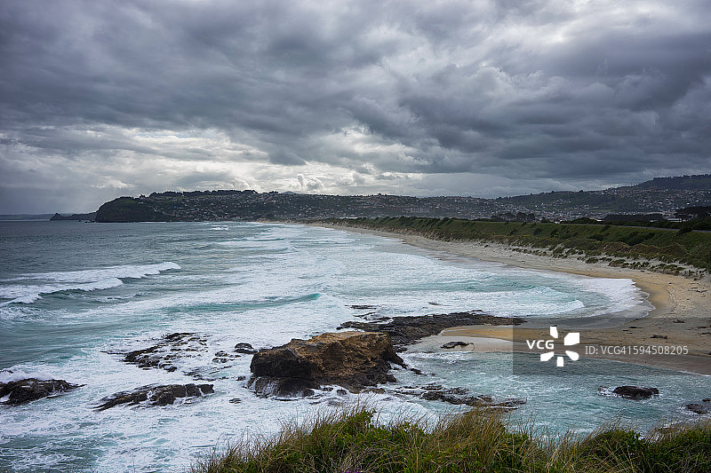 新西兰海滩景观图片素材