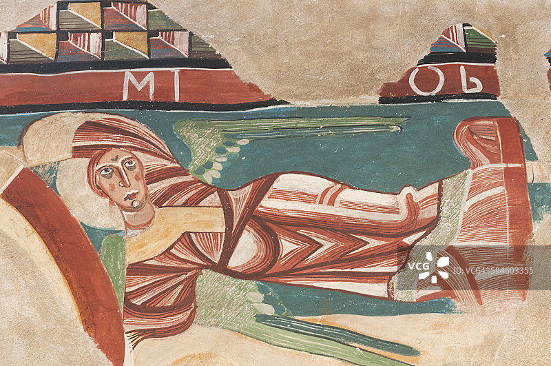 博伊圣胡安教堂壁画图片素材