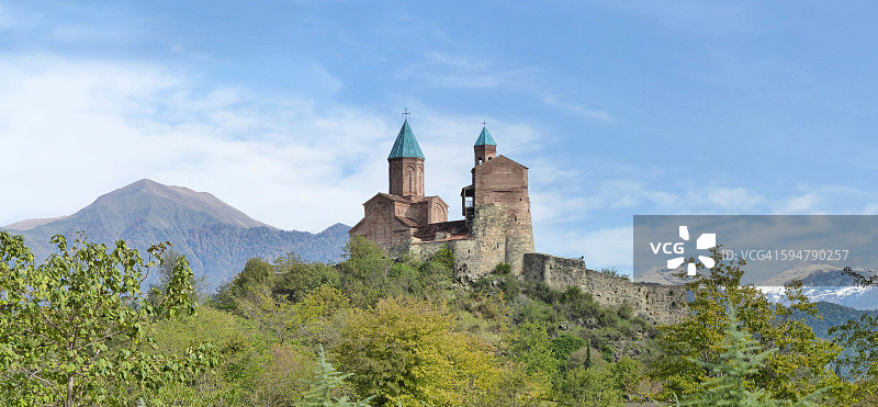 格雷米皇家城堡和大天使教堂，格鲁吉亚图片素材