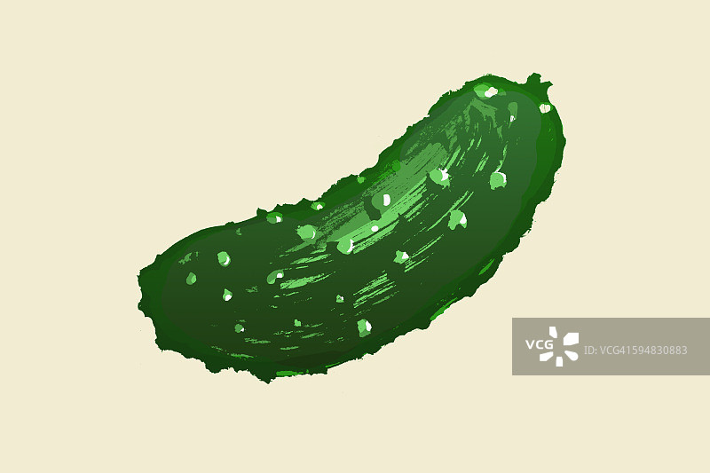 白背景下的泡菜插图图片素材