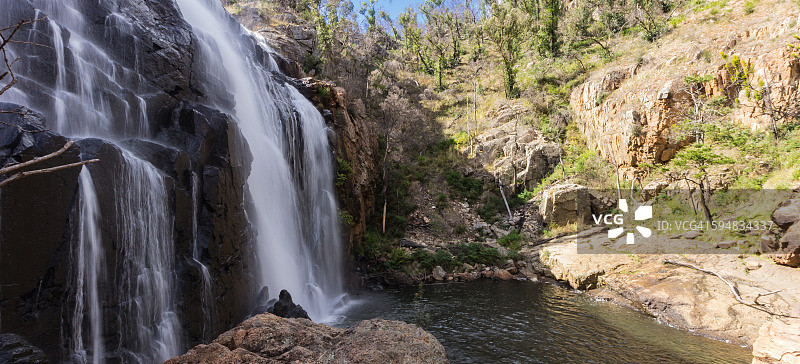 澳大利亚维多利亚州麦肯锡瀑布图片素材