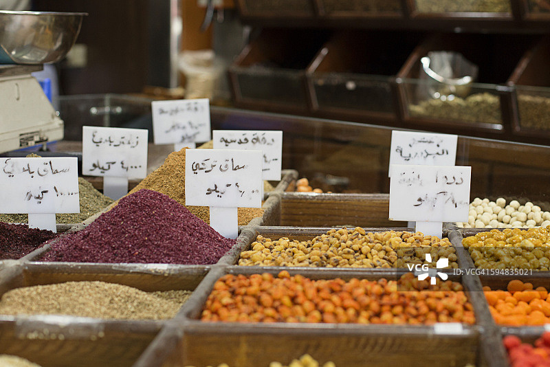 市场上的香草和香料图片素材