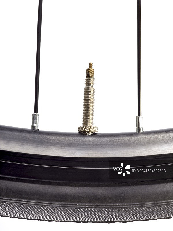 自行车轮胎气门图片素材