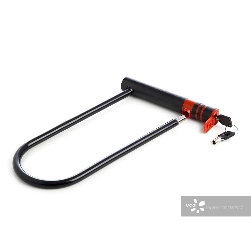 自行车锁图片素材