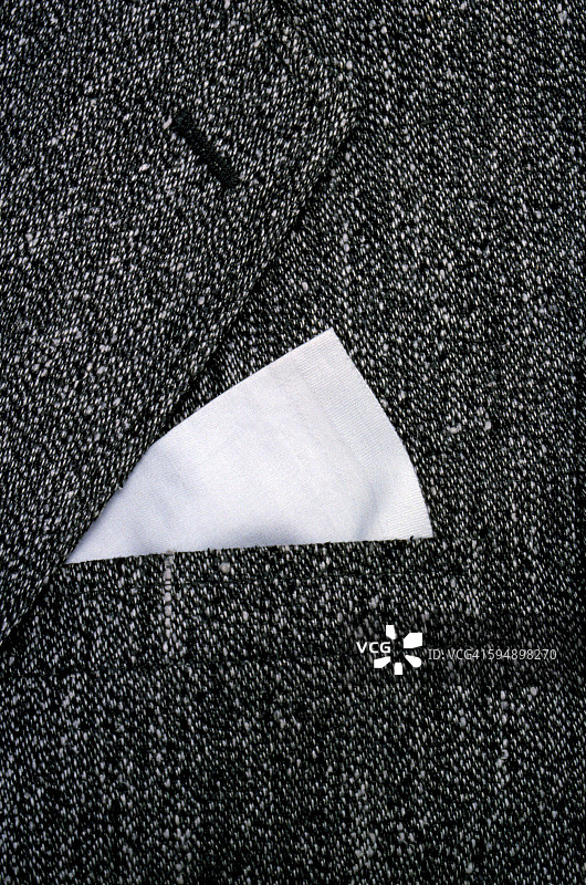 西装口袋里的手帕图片素材