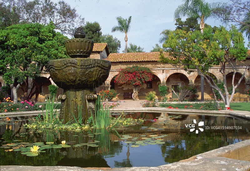 圣胡安卡皮斯特拉诺教堂图片素材