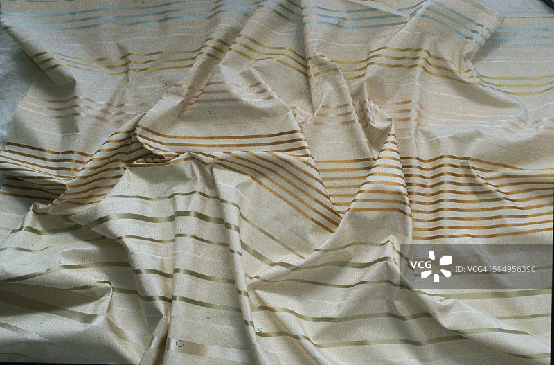 带水印的条纹丝绸塔夫绸特写图片素材