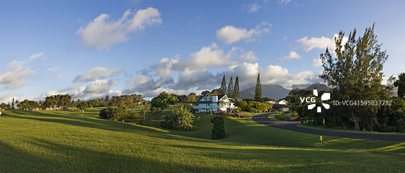 考艾岛的王子镇图片素材