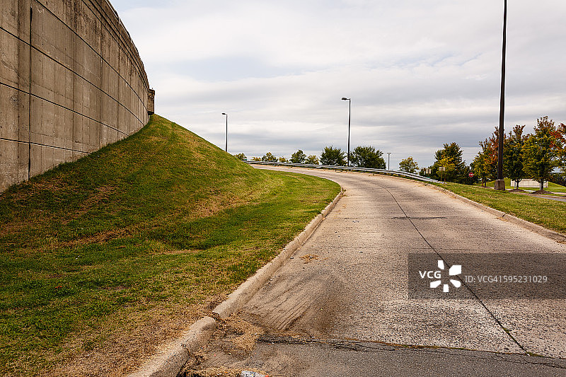 高速公路入口匝道图片素材