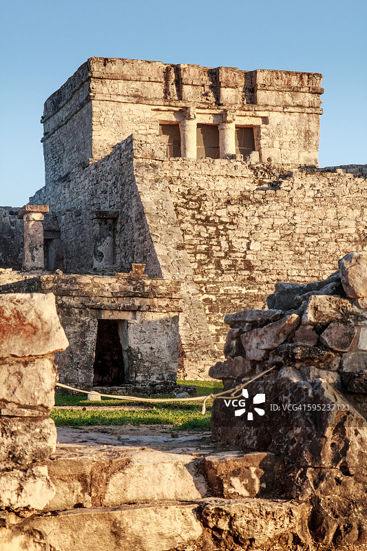 墨西哥图卢姆“El Castillo”遗址图片图片素材