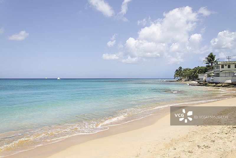 巴巴多斯穆林斯湾海滩图片素材