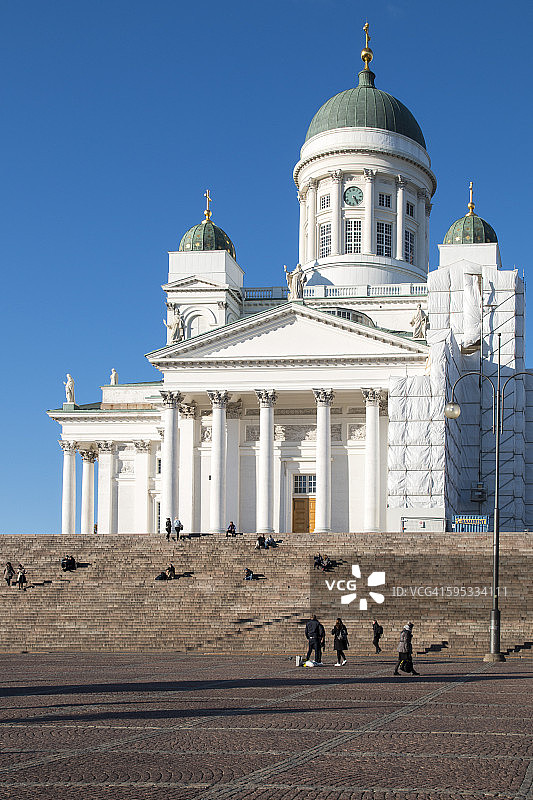 赫尔辛基大教堂图片素材