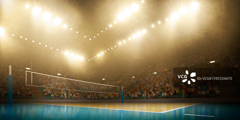 室内排球体育馆图片素材