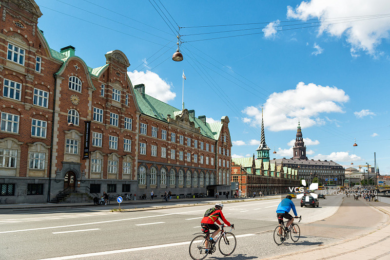 哥本哈根环保骑行图片素材