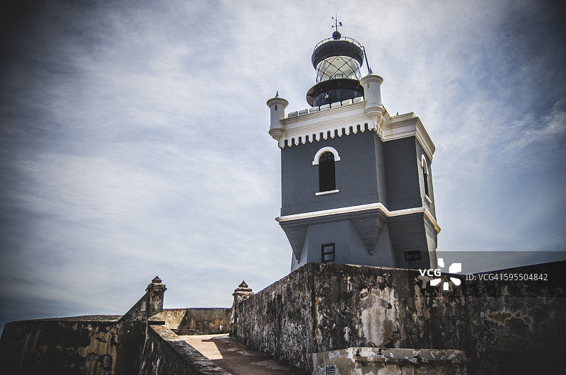 波多黎各圣胡安莫罗灯塔图片素材