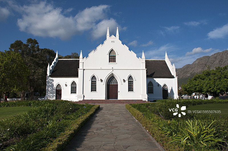 弗兰舒克荷兰归正会教堂图片素材