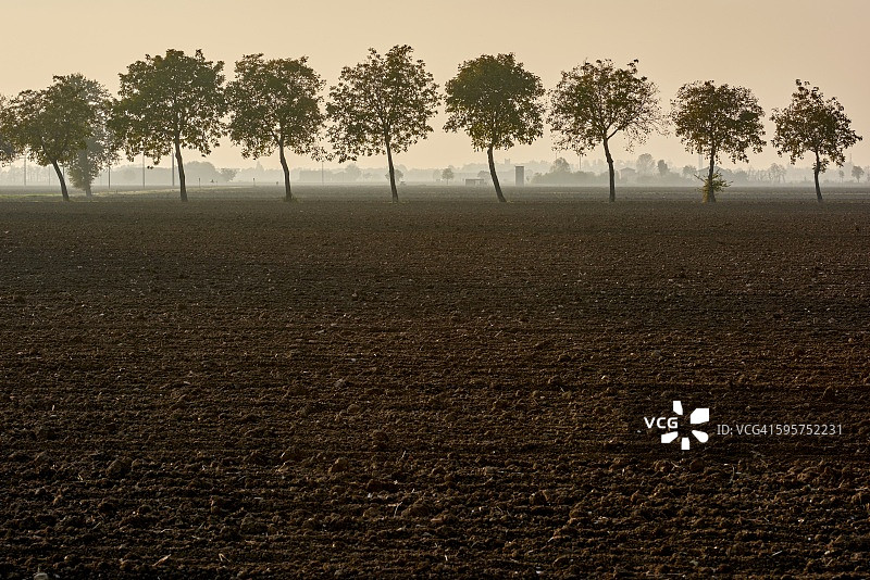 意大利北部的波河平原图片素材