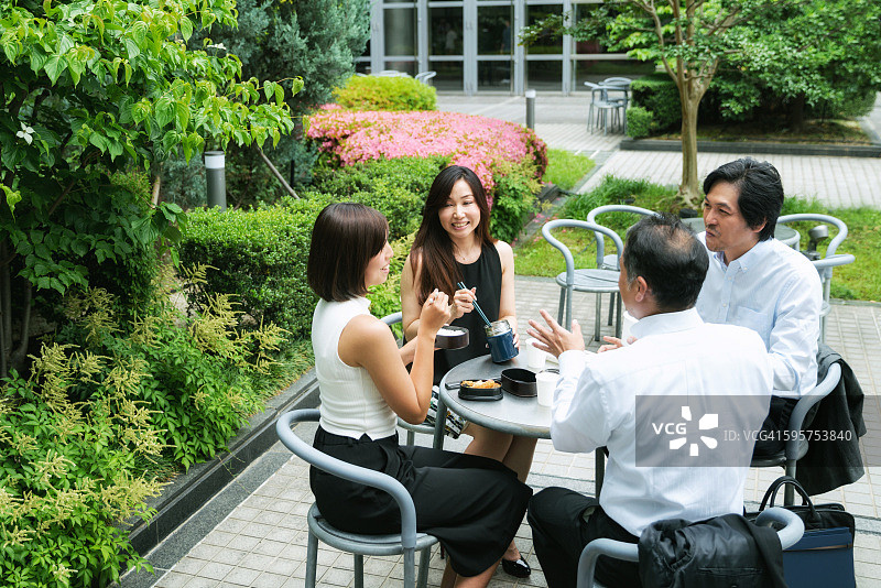 日本京都商务午餐会议图片素材