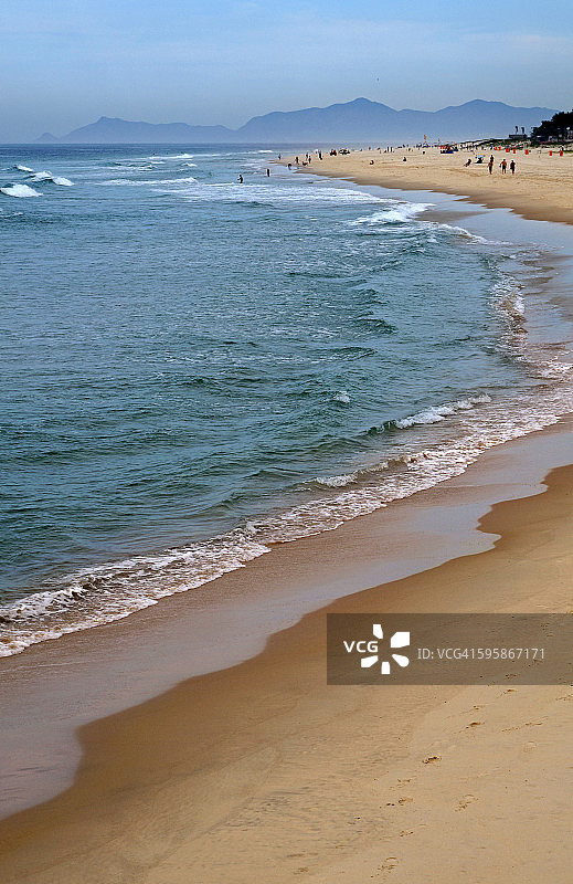 蒂茹卡海滩，里约热内卢图片素材