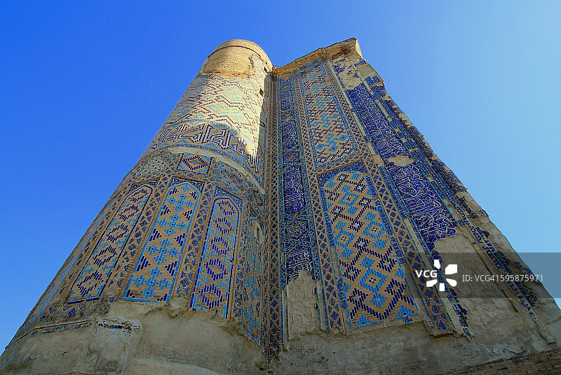 沙赫里萨布兹的阿克萨赖宫（帖木儿的夏宫）图片素材