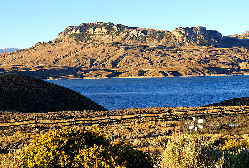 怀俄明州水牛比尔水库图片素材