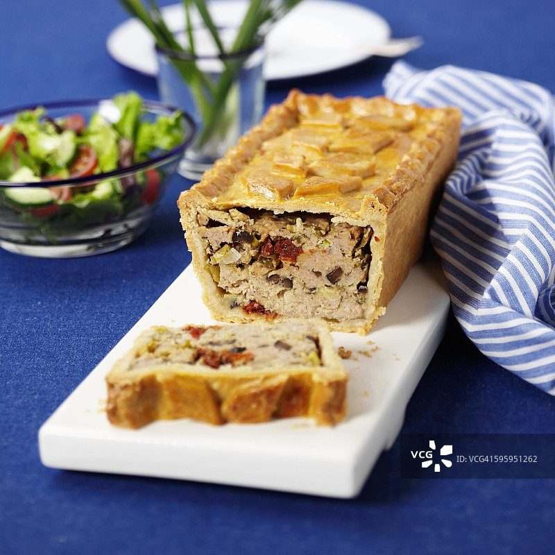 香蒜猪肉派图片素材