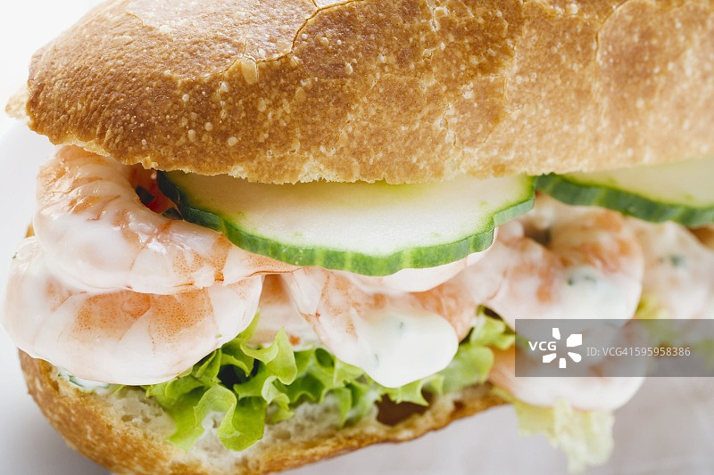 法棍鲜虾卷图片素材