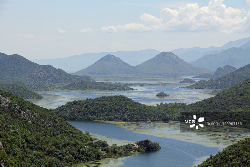 黑山斯卡达尔湖图片素材