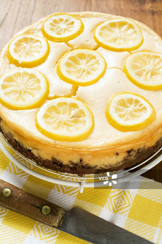 柠檬蛋糕图片素材