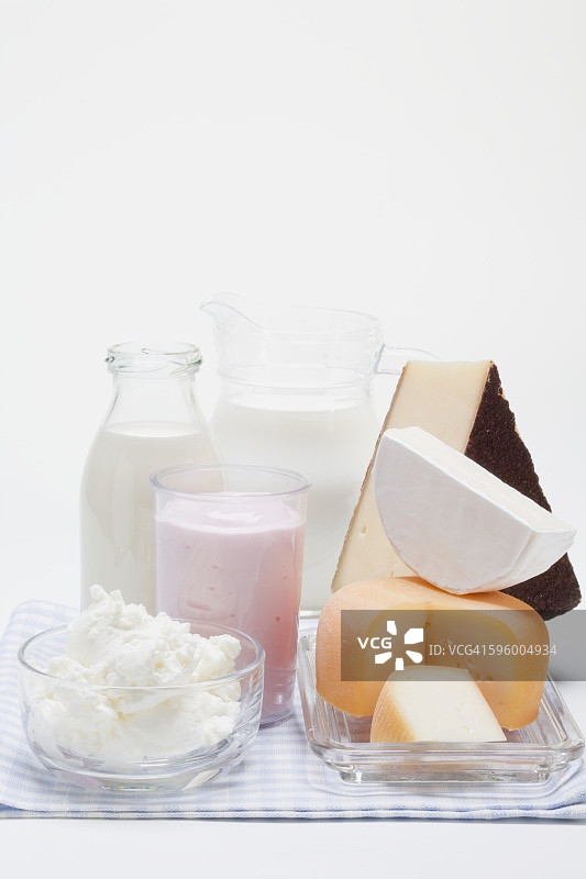 各种奶酪和乳制品图片素材