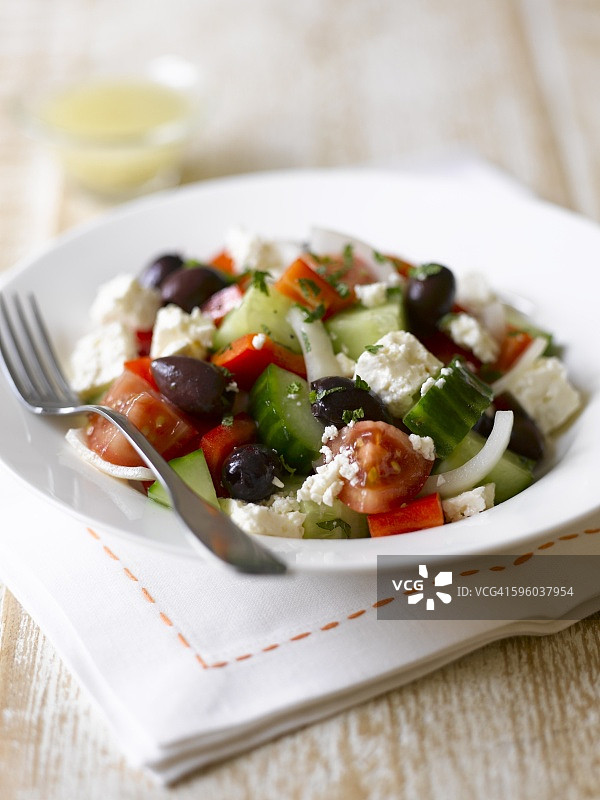 希腊沙拉图片素材