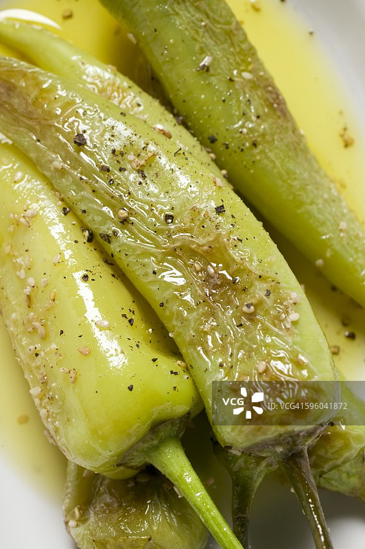 烤辣椒（特写）图片素材