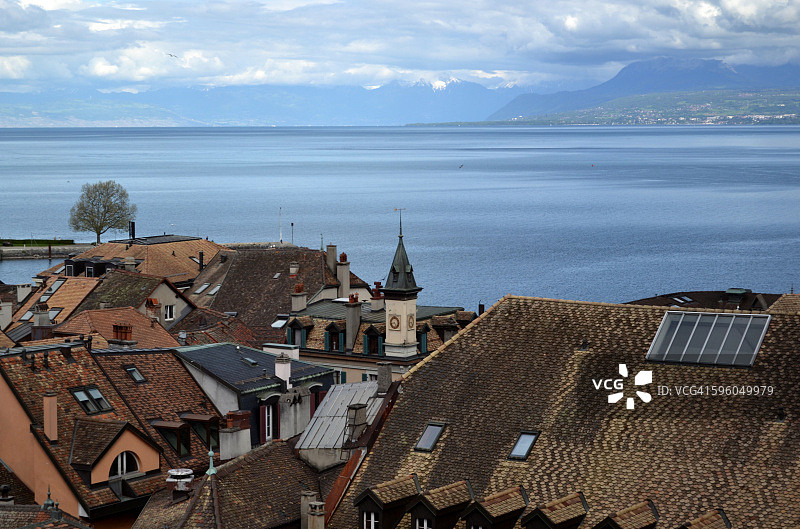 瑞士尼翁市图片素材