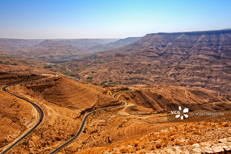 穆吉布峡谷，约旦图片素材