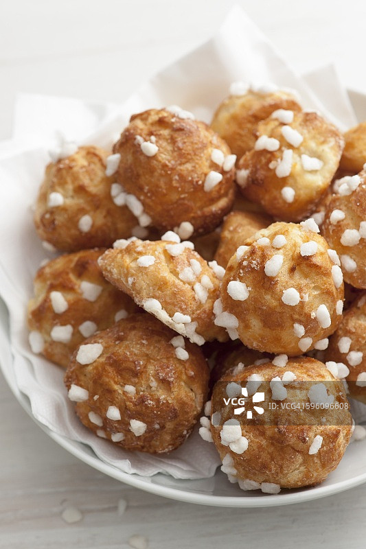 法式奶油小泡芙图片素材