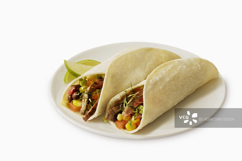 牛肉玉米卷图片素材