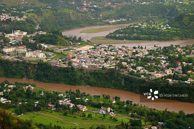 穆扎法拉巴德，克什米尔图片素材