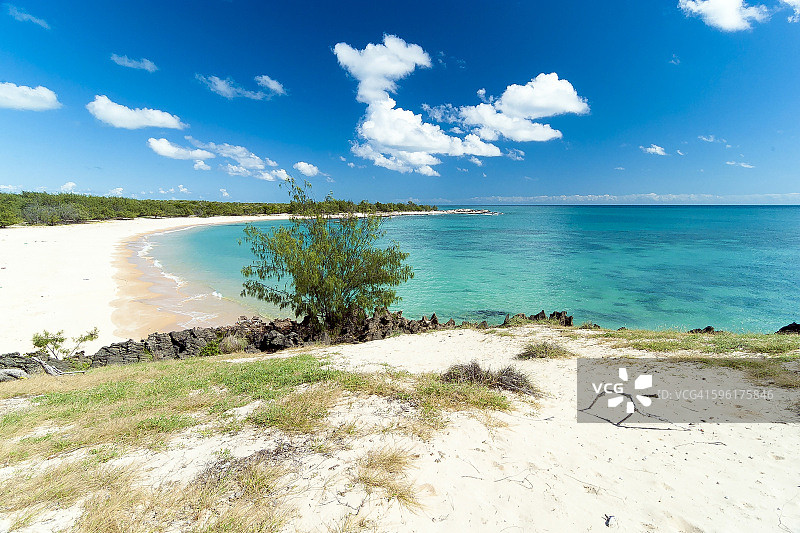 无人居住的热带岛屿图片素材